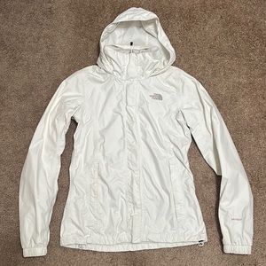 The North Face White Windbreaker Jacket